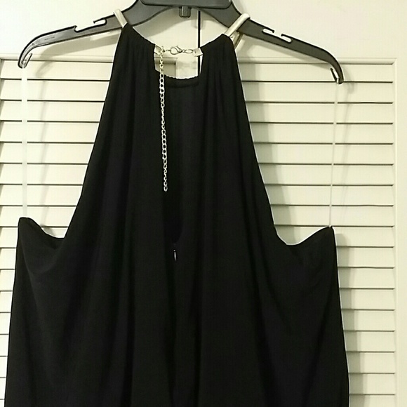 Adressing Woman Black&Animal Print Jumpsuit - Picture 5 of 7